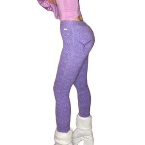 𝅺🌷 Calvin Klein🌷 Lavender Purple Floral Print Pants